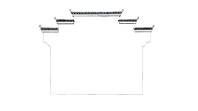 中式马头墙建筑SU模型下载_sketchup草图大师SKP模型