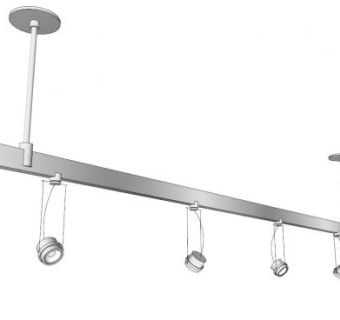 柱壁射灯su模型下载_sketchup草图大师SKP模型