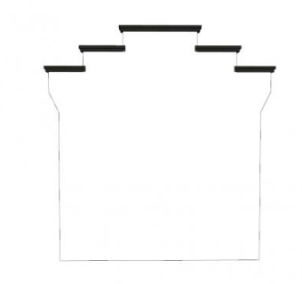 新中式简约马头墙SU模型下载_sketchup草图大师SKP模型