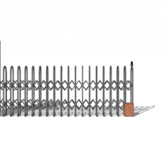 电动拉闸门su模型下载_sketchup草图大师SKP模型