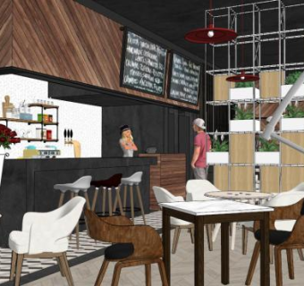 小饰品店su模型下载_sketchup草图大师SKP模型