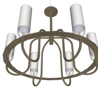 北欧灯具su模型下载_sketchup草图大师SKP模型