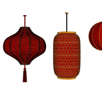 长灯笼su模型下载_sketchup草图大师SKP模型