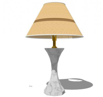 简约台灯su模型下载_sketchup草图大师SKP模型