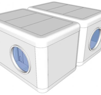 胶囊公寓su模型下载_sketchup草图大师SKP模型