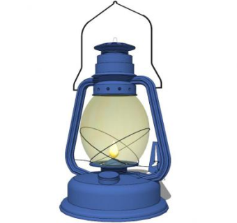 煤油吊灯su模型下载_sketchup草图大师SKP模型