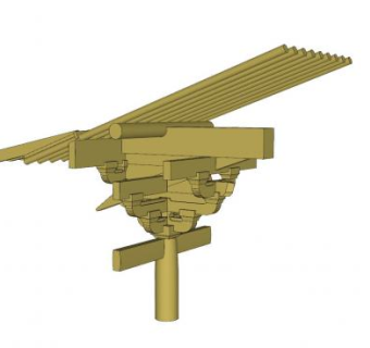 中式构件斗拱SU模型下载_sketchup草图大师SKP模型