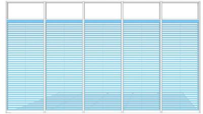 办公室玻璃百叶隔断su模型下载_sketchup草图大师SKP模型