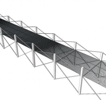 现代高架桥SU模型下载_sketchup草图大师SKP模型