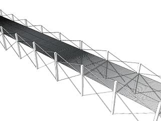 <em>现代高架桥</em>SU模型下载_sketchup草图大师SKP模型
