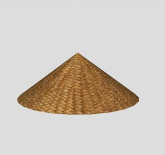 斗笠草帽圆锥形的SKP模型设计素材_su模型下载 草图大师模型_SKP模型