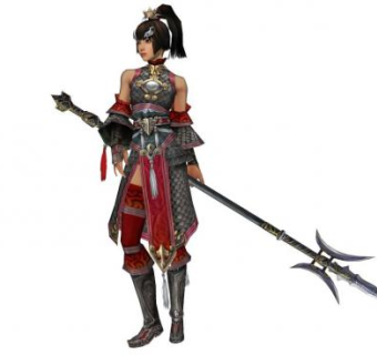 游戏剑网3美女人设SU模型下载_sketchup草图大师SKP模型