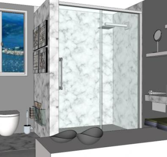 厕所洁具su模型下载_sketchup草图大师SKP模型