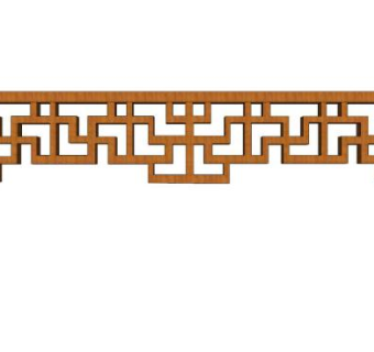 中式挂落su模型下载_sketchup草图大师SKP模型