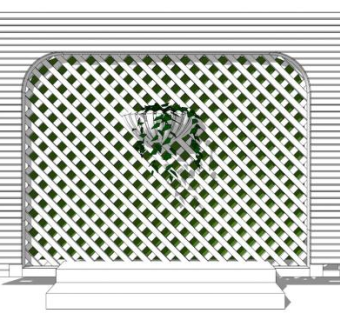 创意墙su模型下载_sketchup草图大师SKP模型