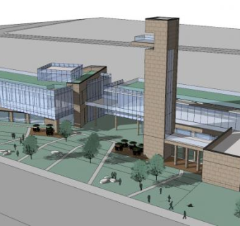 现代俱乐部建筑设计SU模型下载_sketchup草图大师SKP模型