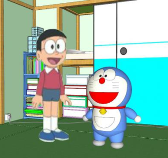 动漫素材su模型下载_sketchup草图大师SKP模型