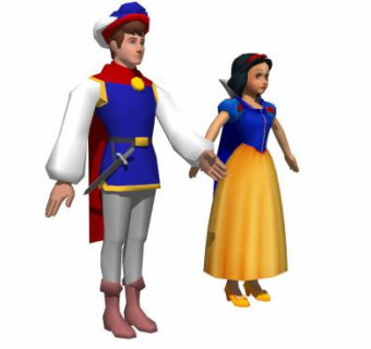 白雪公主su模型下载_sketchup草图大师SKP模型