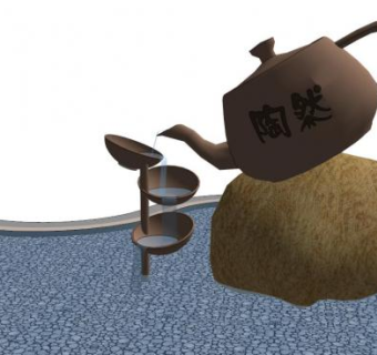 石茶壶su模型下载_sketchup草图大师SKP模型