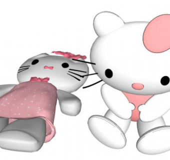 hello kitty su模型下载_sketchup草图大师SKP模型