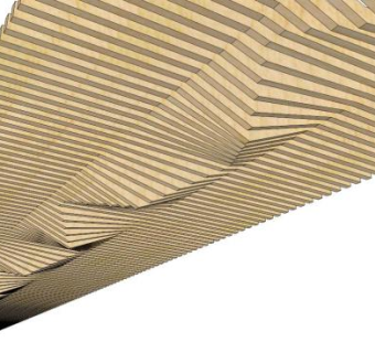 木质吊顶su模型下载_sketchup草图大师SKP模型