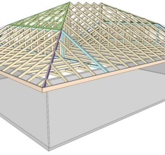 桁架顶棚su模型下载_sketchup草图大师SKP模型