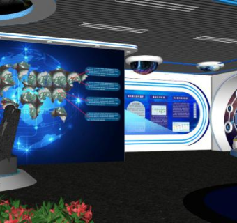 科技室su模型下载_sketchup草图大师SKP模型