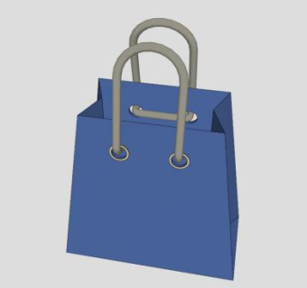 包装袋su模型下载_sketchup草图大师SKP模型