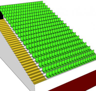 看台座椅su模型下载_sketchup草图大师SKP模型