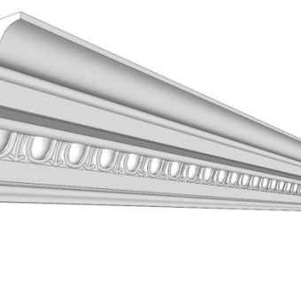欧式石膏花su模型下载_sketchup草图大师SKP模型