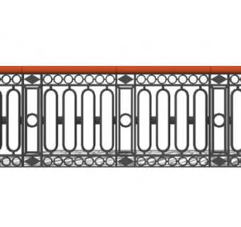 铁艺构件su模型下载_sketchup草图大师SKP模型