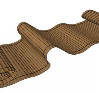 竹简书su模型下载_sketchup草图大师SKP模型