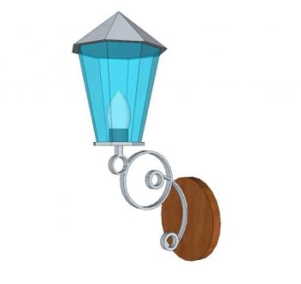 大门灯su模型下载_sketchup草图大师SKP模型