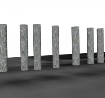 条石景观su模型下载_sketchup草图大师SKP模型