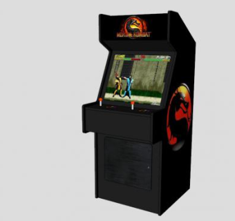 街机游戏机SKP模型设计素材_su模型下载 草图大师模型_SKP模型