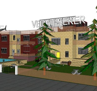 豪华别墅su模型下载_sketchup草图大师SKP模型