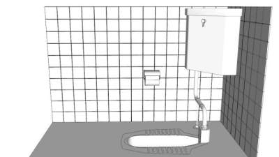 大便池su模型下载_sketchup草图大师SKP模型