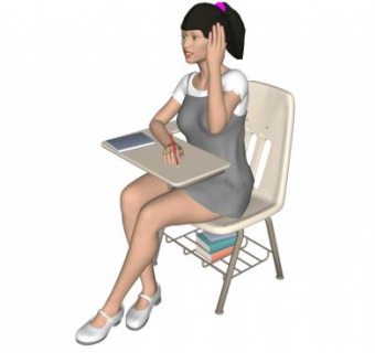 学生su模型下载_sketchup草图大师SKP模型