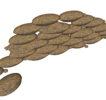 沙袋su模型下载_sketchup草图大师SKP模型