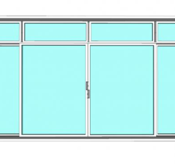 厨房移门su模型下载_sketchup草图大师SKP模型