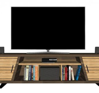 电视柜家具su模型下载_sketchup草图大师SKP模型