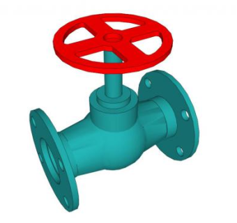 圆形阀门su模型下载_sketchup草图大师SKP模型