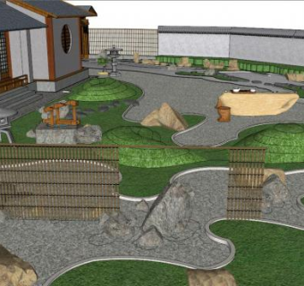 旱溪su模型下载_sketchup草图大师SKP模型