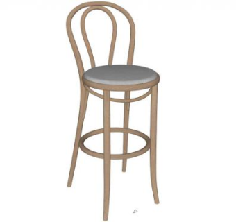 中式高脚椅su模型下载_sketchup草图大师SKP模型