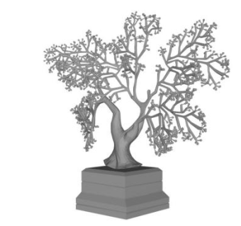 精致园林景观雕塑小品su模型下载_sketchup草图大师SKP模型