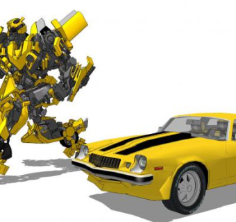 大黄蜂su模型下载_sketchup草图大师SKP模型