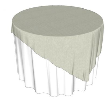 圆桌桌布su模型下载_sketchup草图大师SKP模型