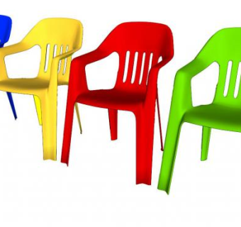 塑料椅子su模型下载_sketchup草图大师SKP模型