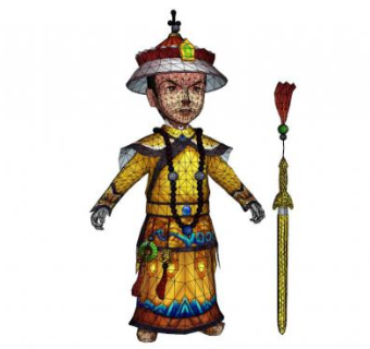 男性古代人物SU模型下载_sketchup草图大师SKP模型