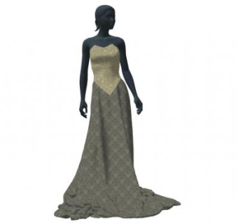 服装模特su模型下载_sketchup草图大师SKP模型